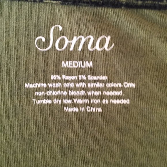 Soma Green Tunic with Cut outs by shoulders - Picture 6 of 6